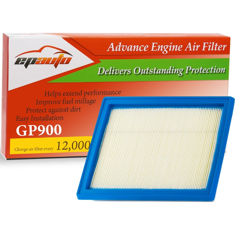 EPAuto GP900 (CA6900) Engine Air Filter, Replacement for Infiniti Q50, Q60, Q70, QX70, FX35, FX50, Nissan Sentra, Rogue, Juke, 300ZX â€“ Fits Select Models 1990â€“2022, V6/V8 Gas Engines - Image 1